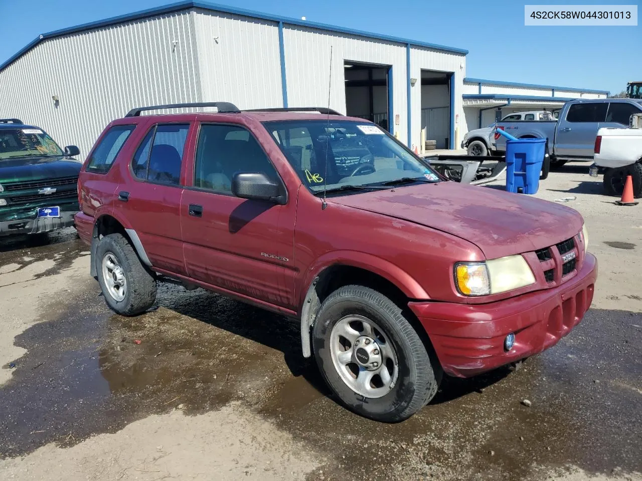 2004 Isuzu Rodeo S VIN: 4S2CK58W044301013 Lot: 71147373
