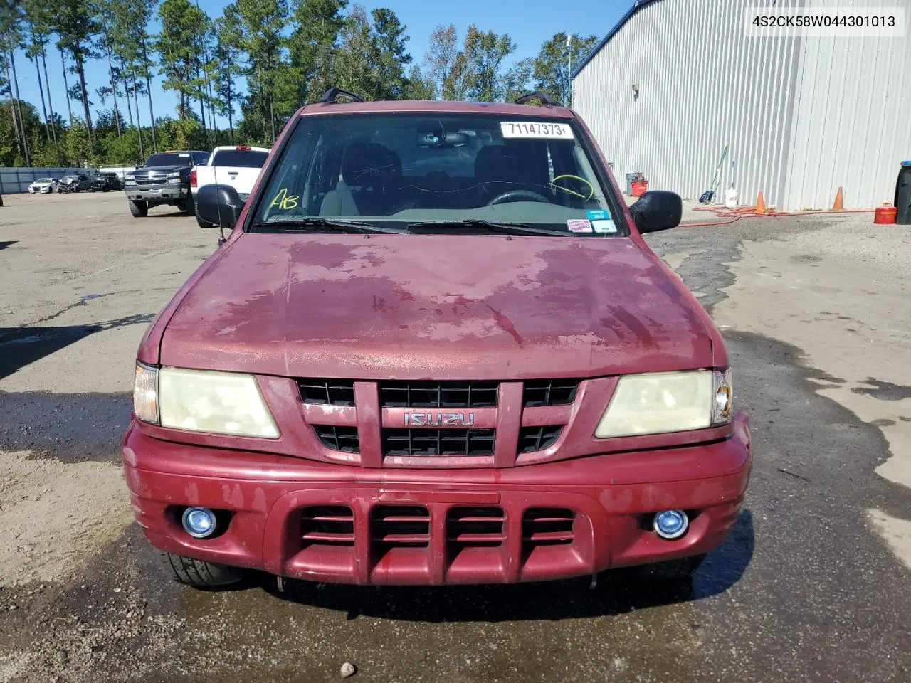 2004 Isuzu Rodeo S VIN: 4S2CK58W044301013 Lot: 71147373