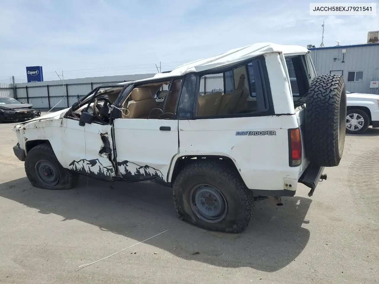 1988 Isuzu Trooper Ii VIN: JACCH58EXJ7921541 Lot: 53058925
