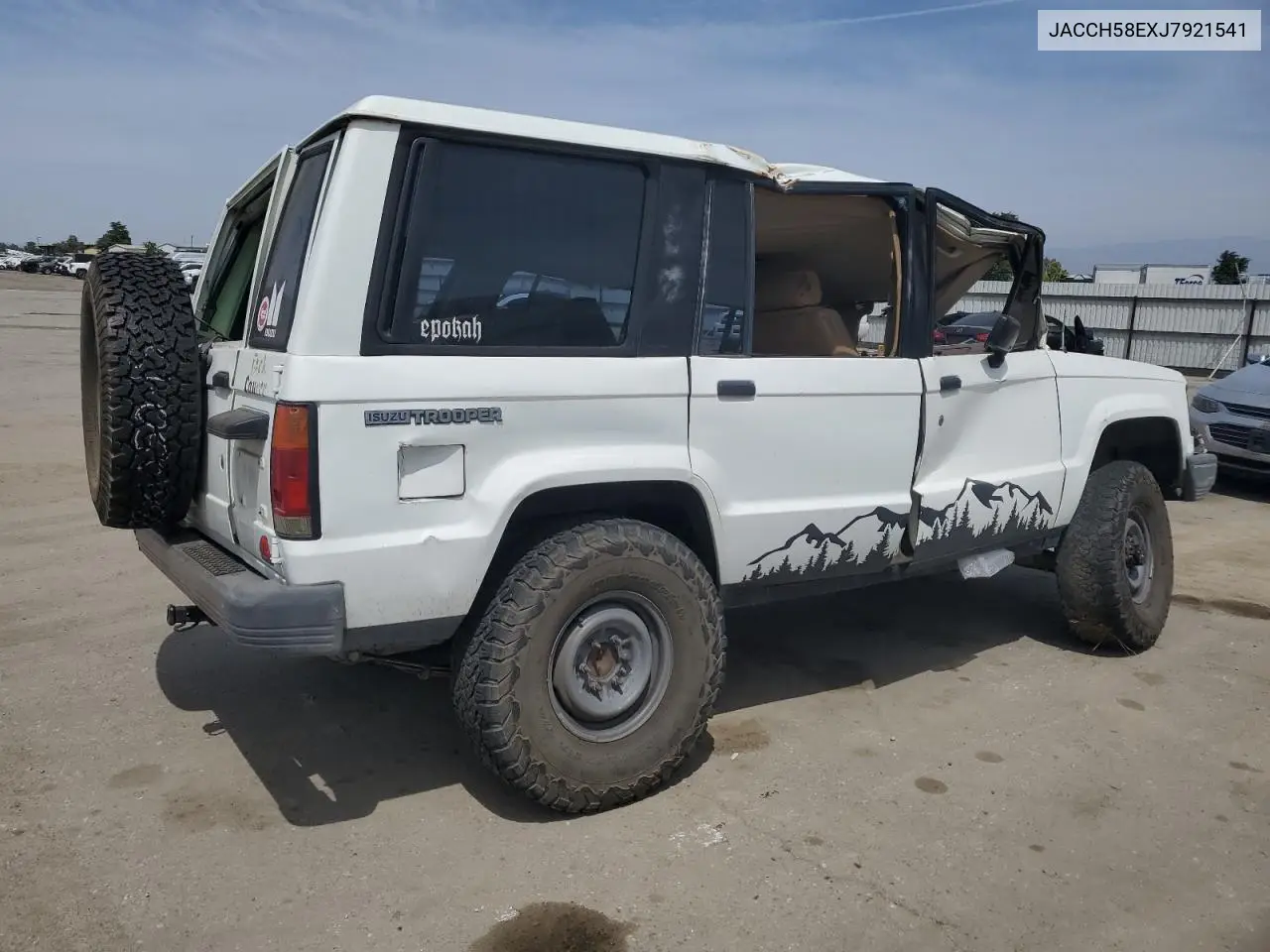 1988 Isuzu Trooper Ii VIN: JACCH58EXJ7921541 Lot: 53058925