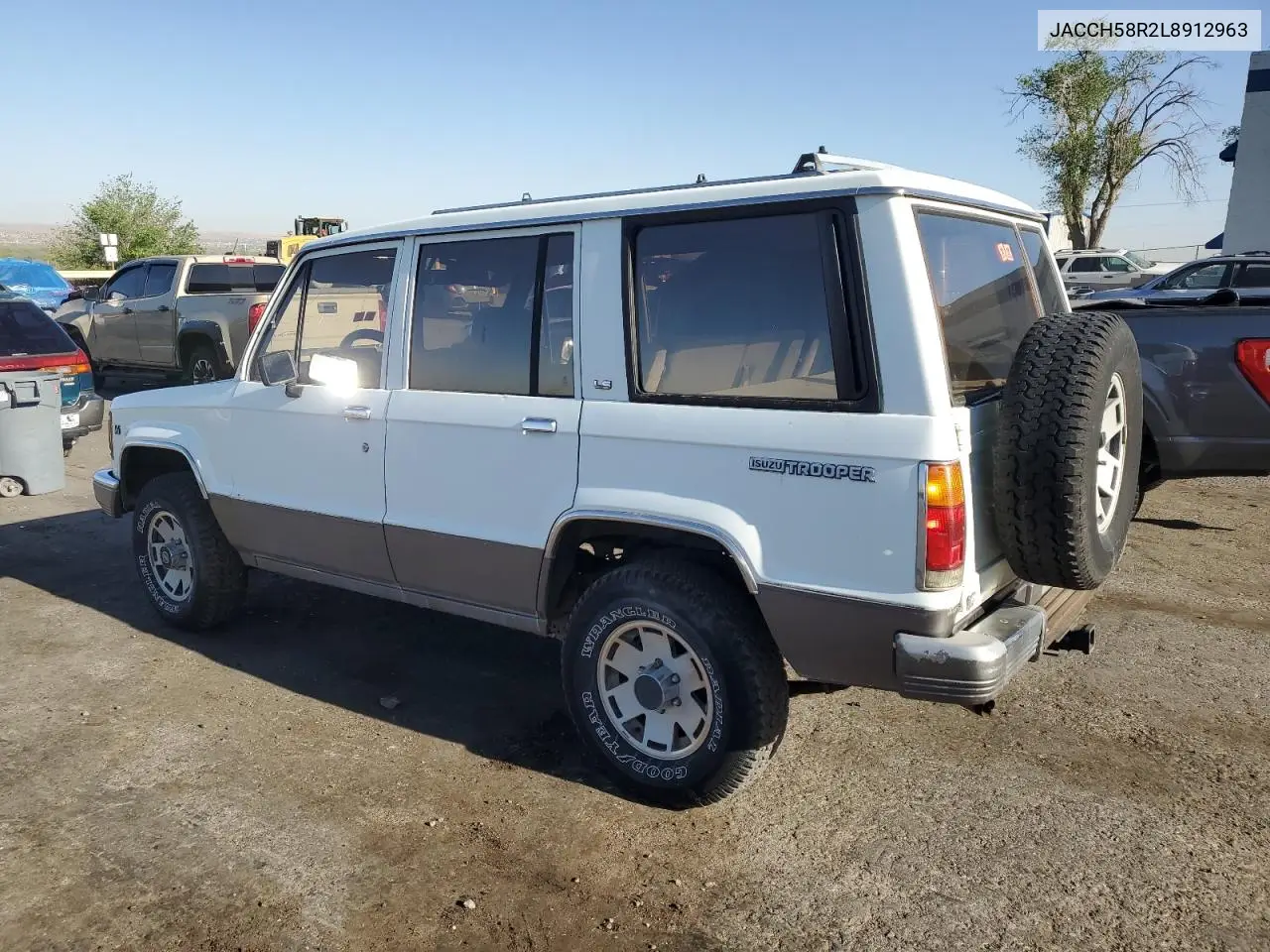 1990 Isuzu Trooper VIN: JACCH58R2L8912963 Lot: 53236865
