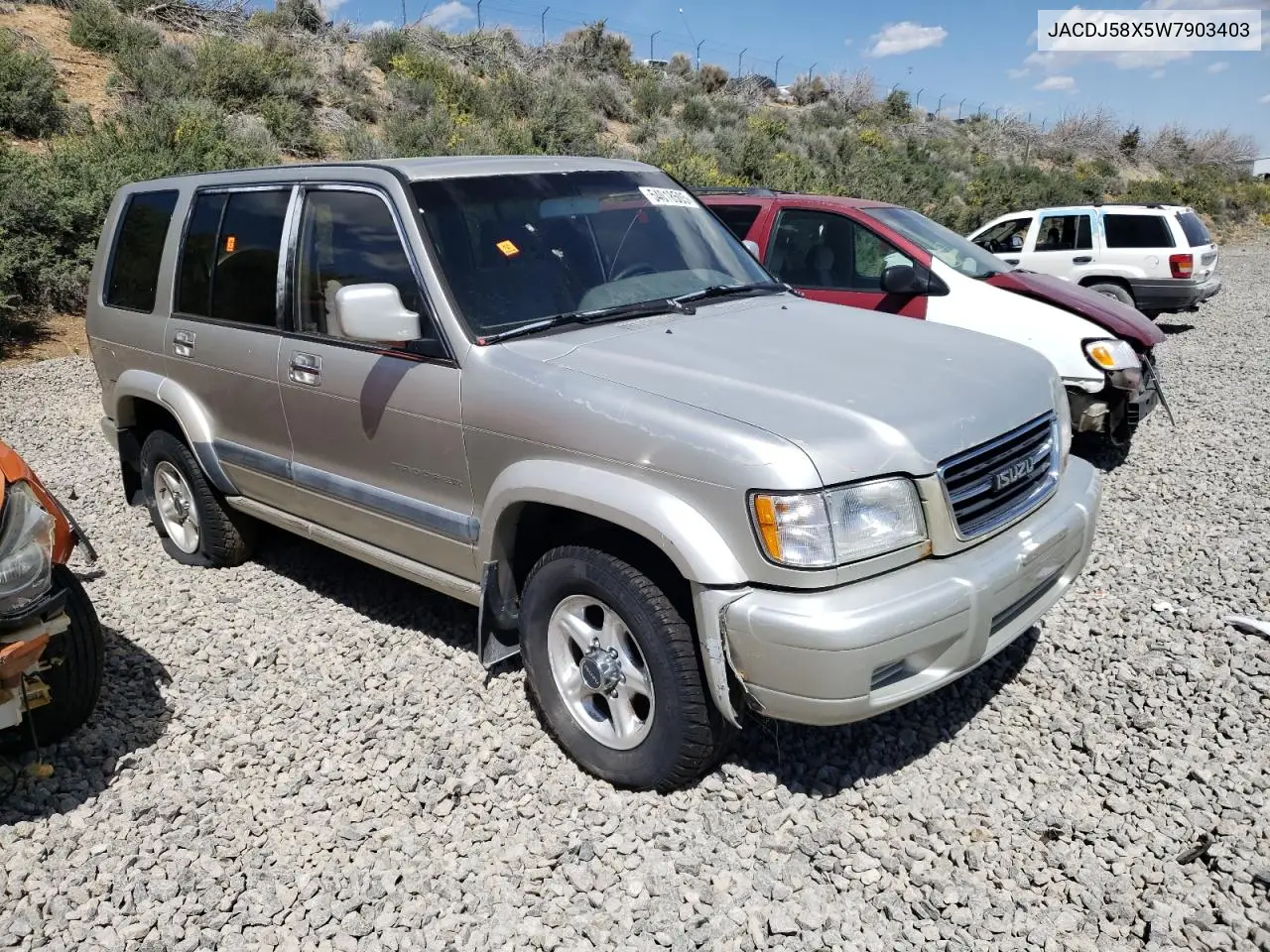 1998 Isuzu Trooper S VIN: JACDJ58X5W7903403 Lot: 54018505