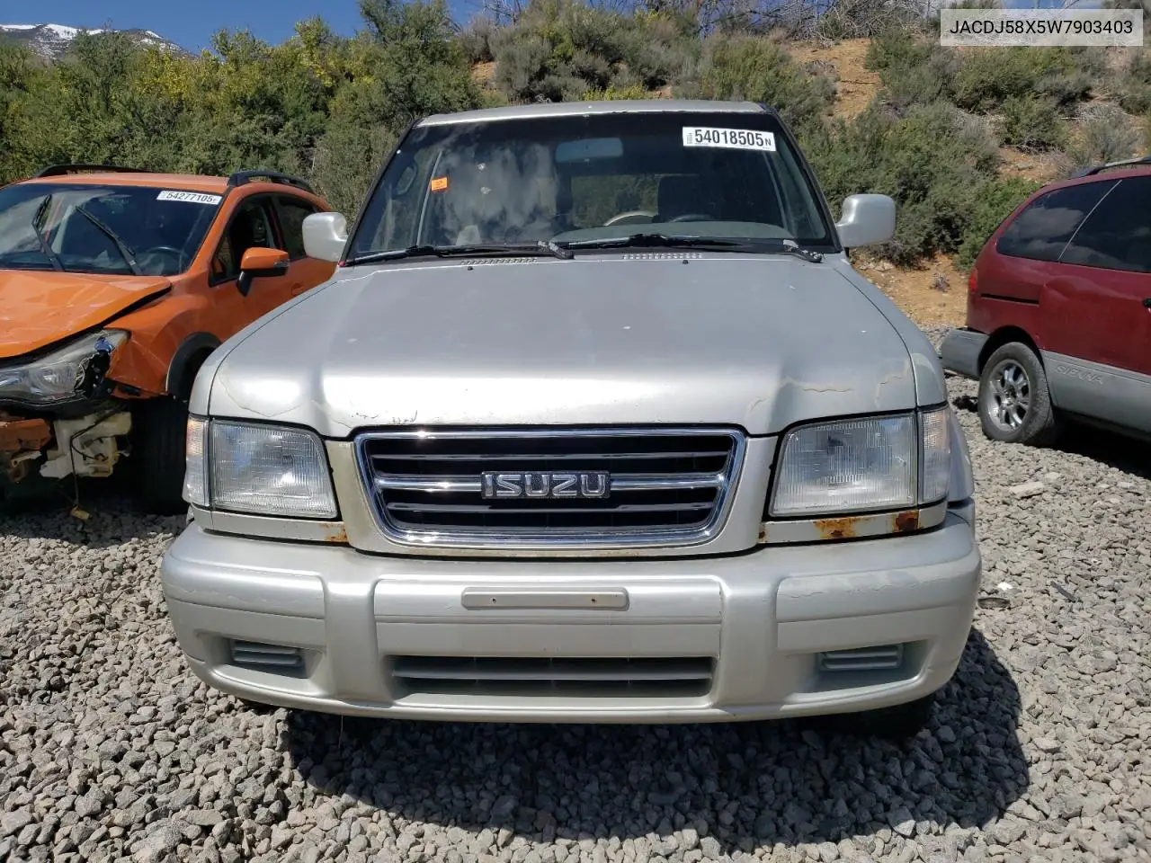 1998 Isuzu Trooper S VIN: JACDJ58X5W7903403 Lot: 54018505