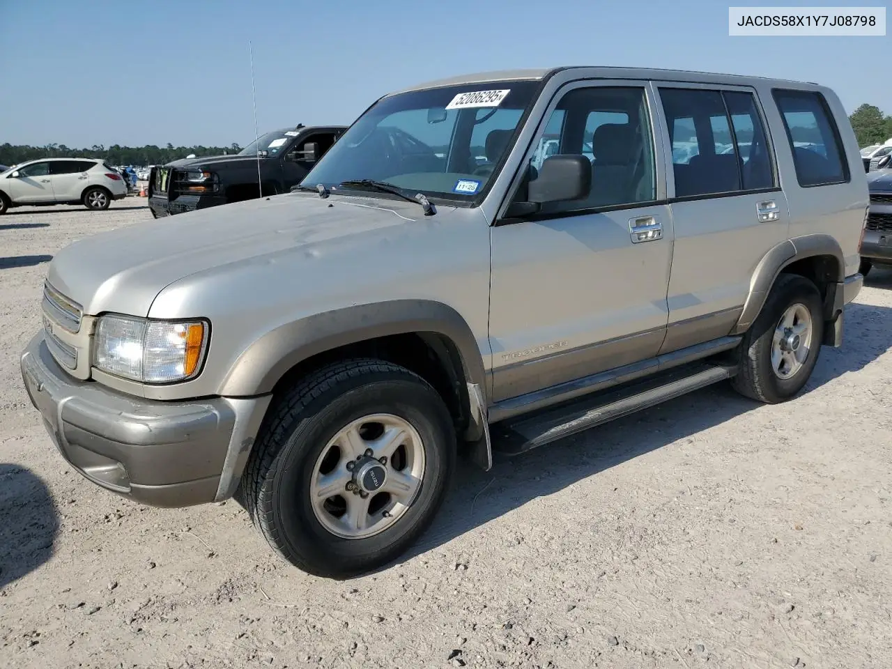 2000 Isuzu Trooper S VIN: JACDS58X1Y7J08798 Lot: 52086295