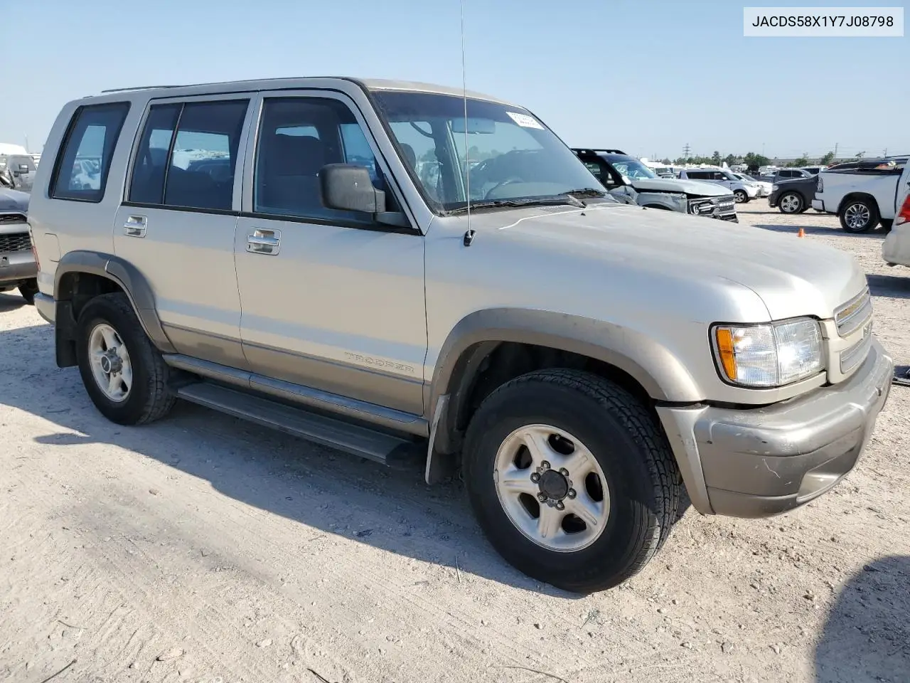 2000 Isuzu Trooper S VIN: JACDS58X1Y7J08798 Lot: 52086295