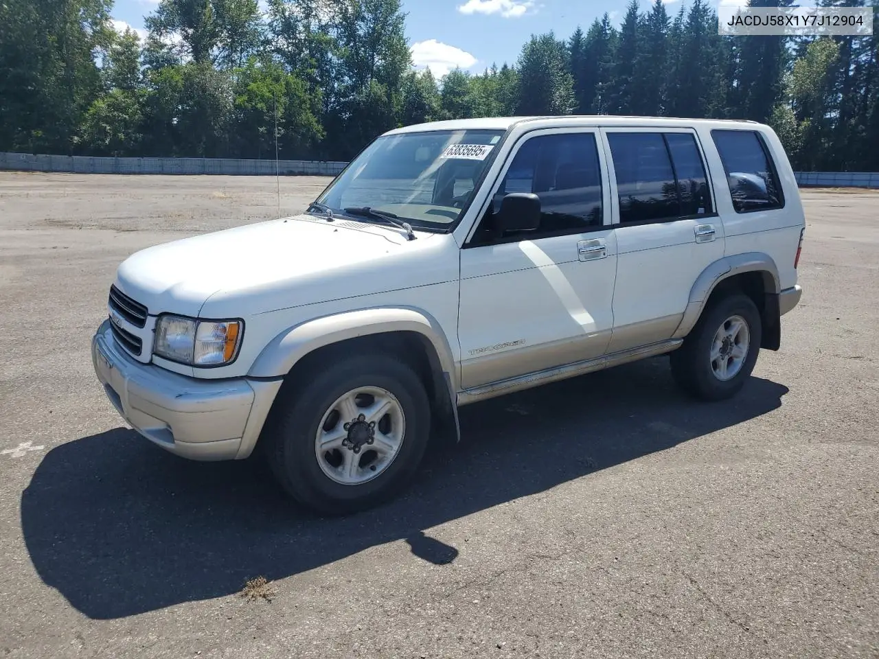 2000 Isuzu Trooper S VIN: JACDJ58X1Y7J12904 Lot: 63835695