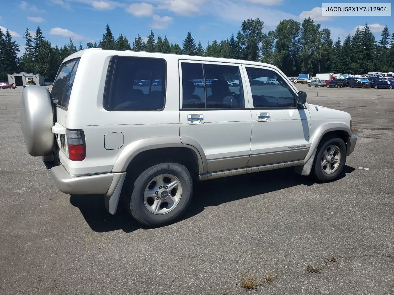 2000 Isuzu Trooper S VIN: JACDJ58X1Y7J12904 Lot: 63835695