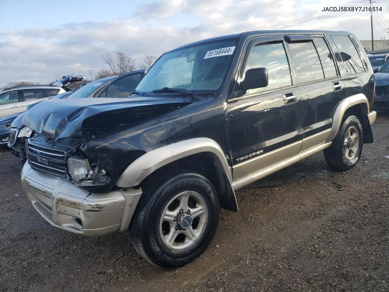 2000 Isuzu Trooper S VIN: JACDJ58X8Y7J16514 Lot: 85168444