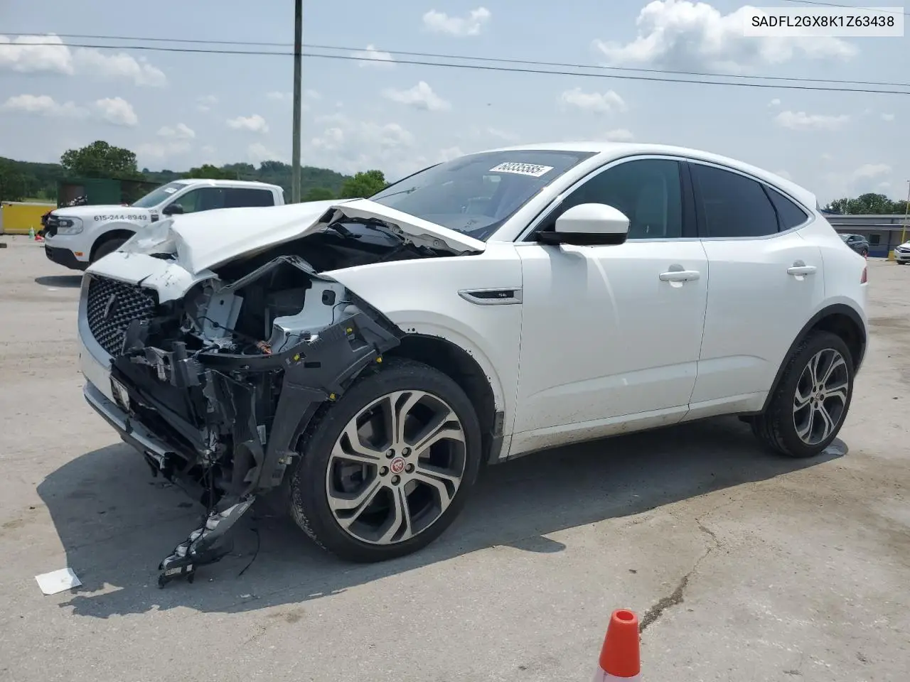 2019 Jaguar E-Pace R-Dynamic Se VIN: SADFL2GX8K1Z63438 Lot: 60335585