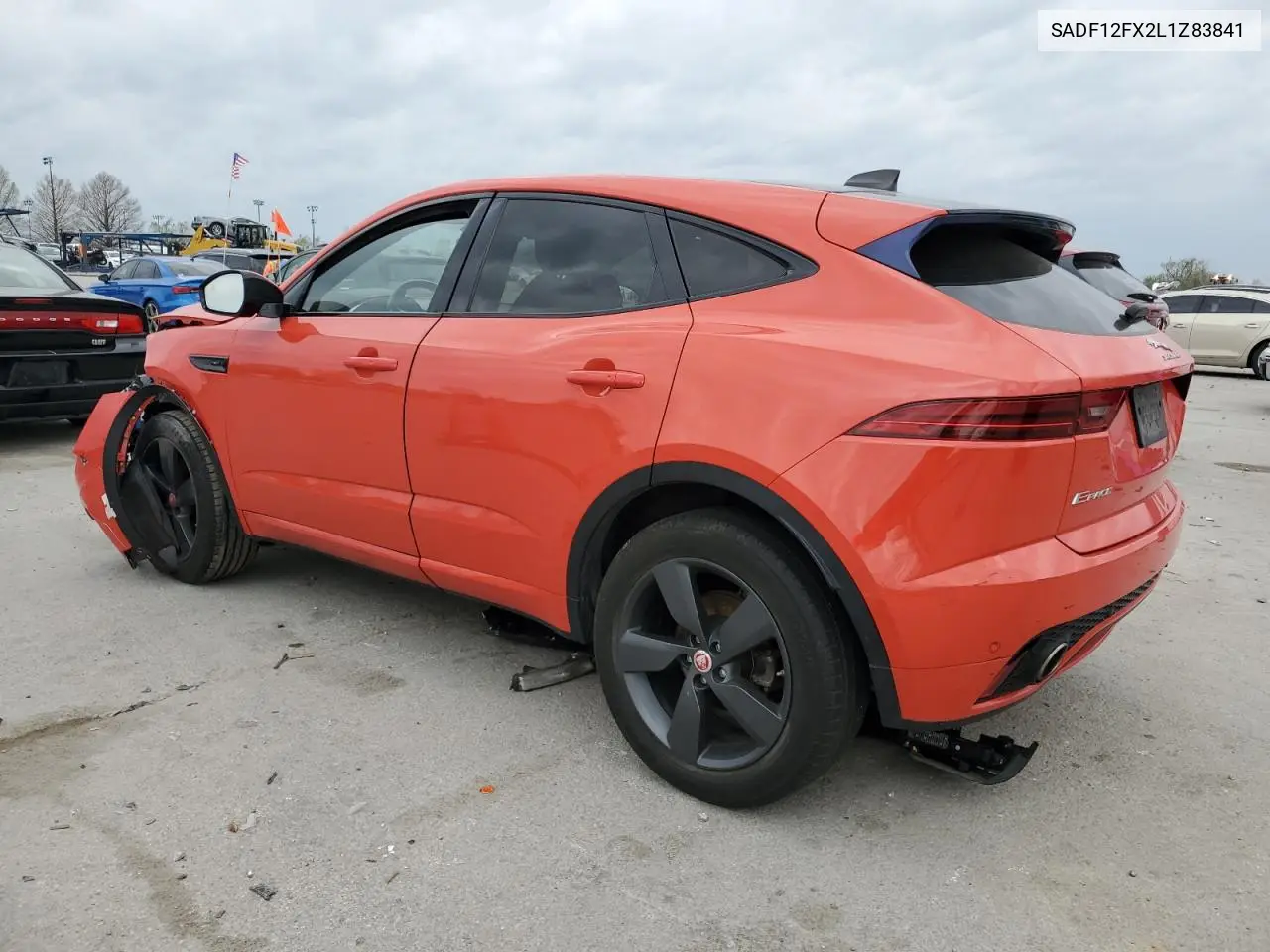 2020 Jaguar E-Pace Checkered Flag VIN: SADF12FX2L1Z83841 Lot: 51158055
