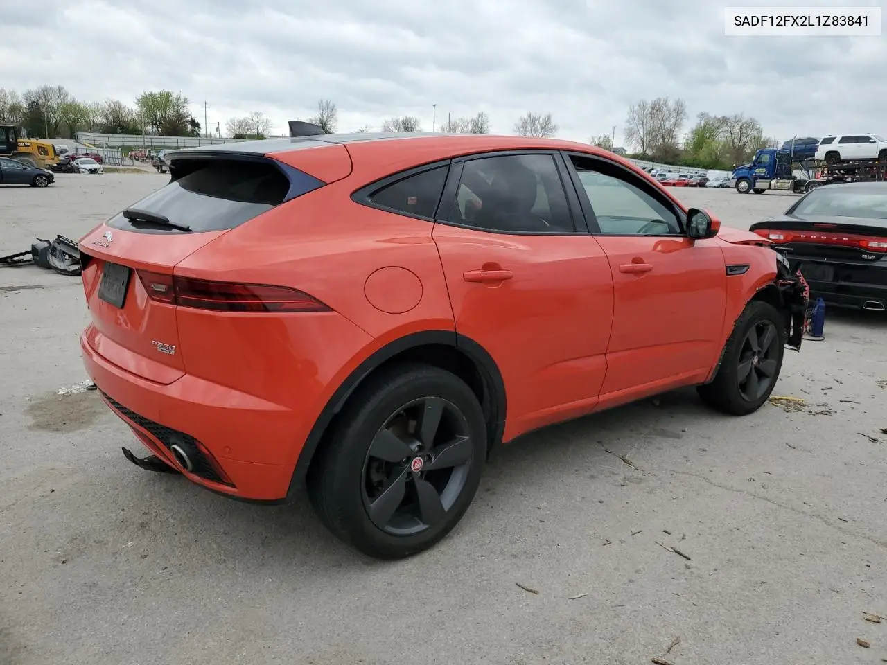 2020 Jaguar E-Pace Checkered Flag VIN: SADF12FX2L1Z83841 Lot: 51158055