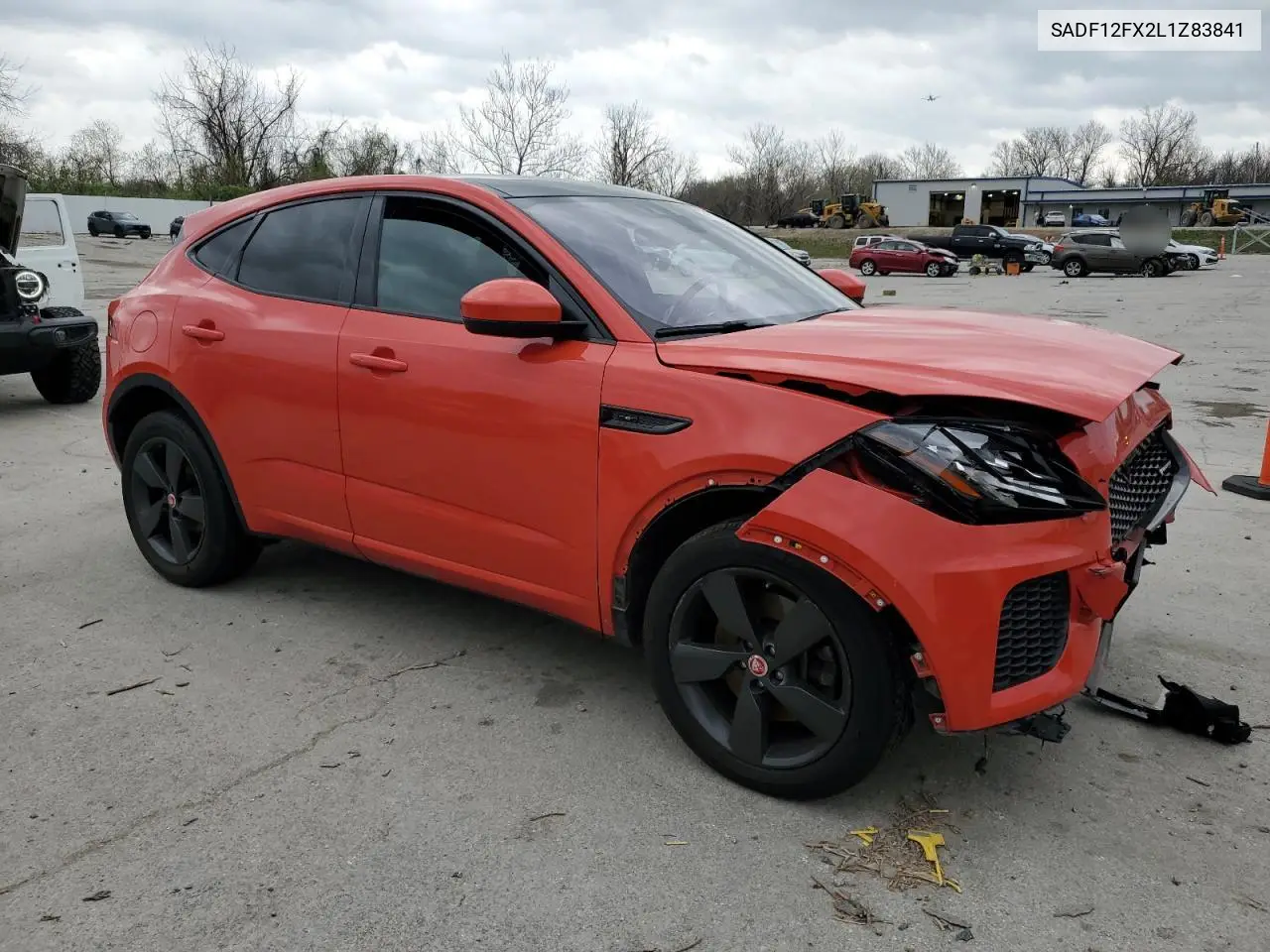 2020 Jaguar E-Pace Checkered Flag VIN: SADF12FX2L1Z83841 Lot: 51158055