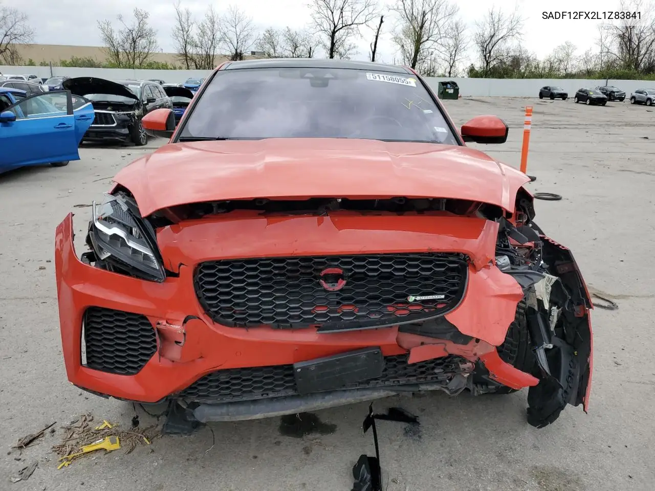 2020 Jaguar E-Pace Checkered Flag VIN: SADF12FX2L1Z83841 Lot: 51158055