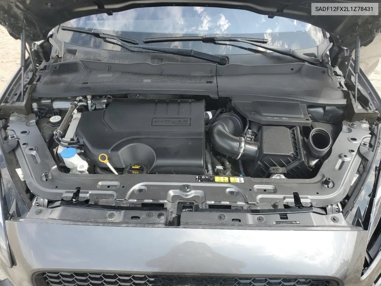 2020 Jaguar E-Pace Checkered Flag VIN: SADF12FX2L1Z78431 Lot: 59406185