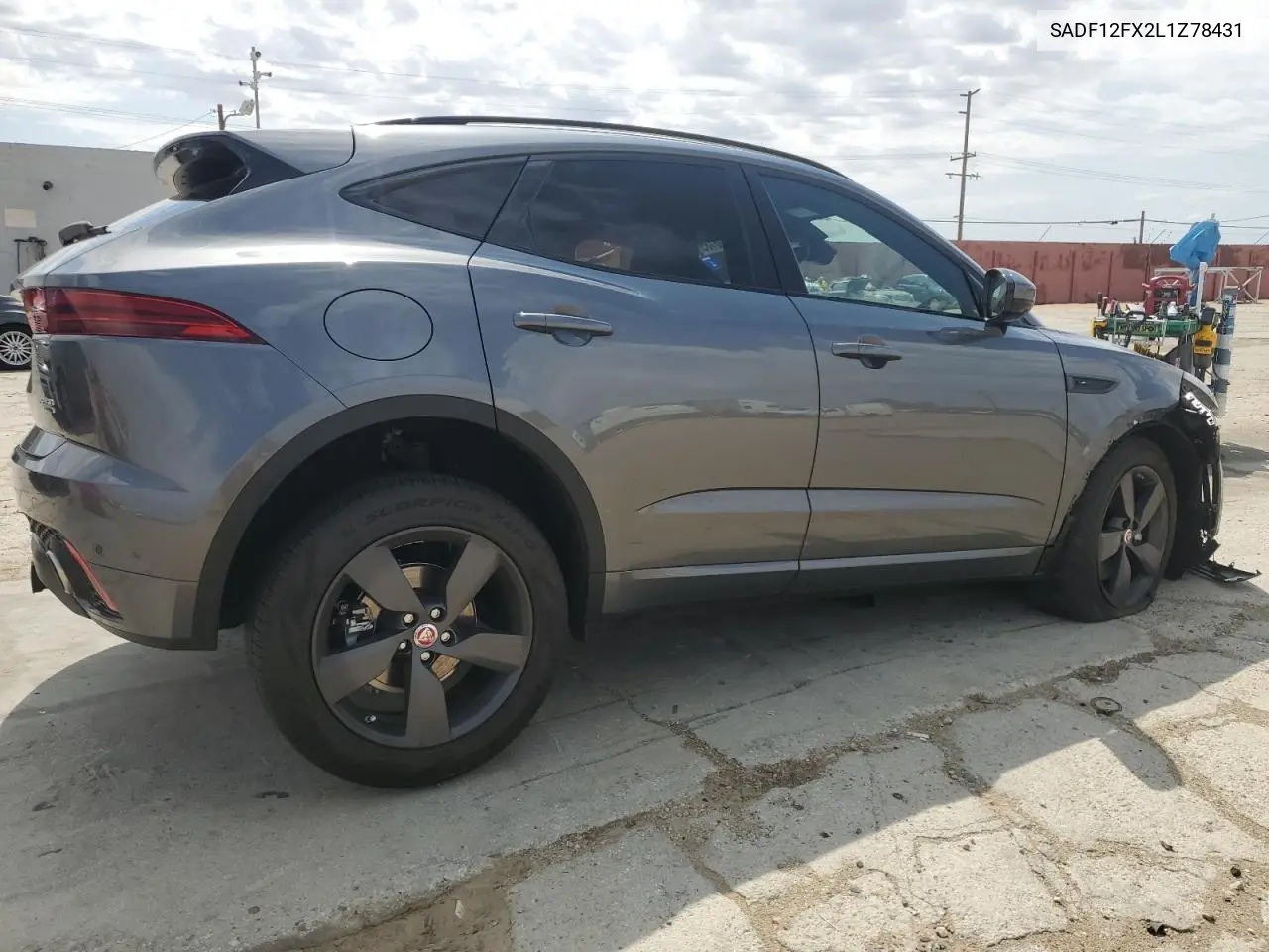 2020 Jaguar E-Pace Checkered Flag VIN: SADF12FX2L1Z78431 Lot: 59406185