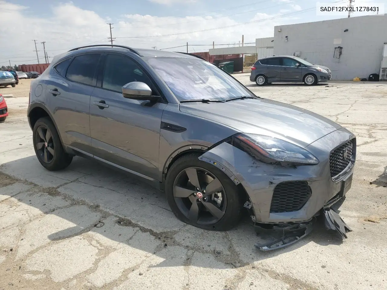 2020 Jaguar E-Pace Checkered Flag VIN: SADF12FX2L1Z78431 Lot: 59406185