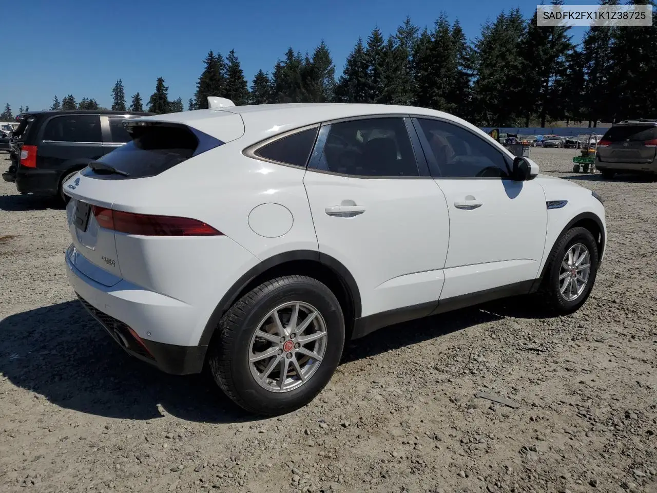 2019 Jaguar E-Pace VIN: SADFK2FX1K1Z38725 Lot: 53488875