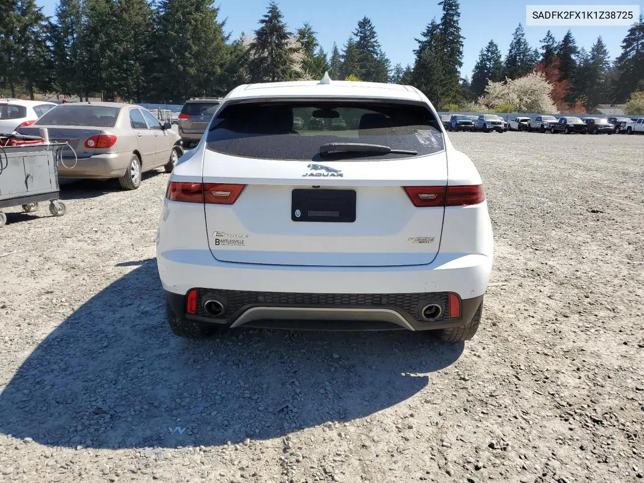2019 Jaguar E-Pace VIN: SADFK2FX1K1Z38725 Lot: 53488875