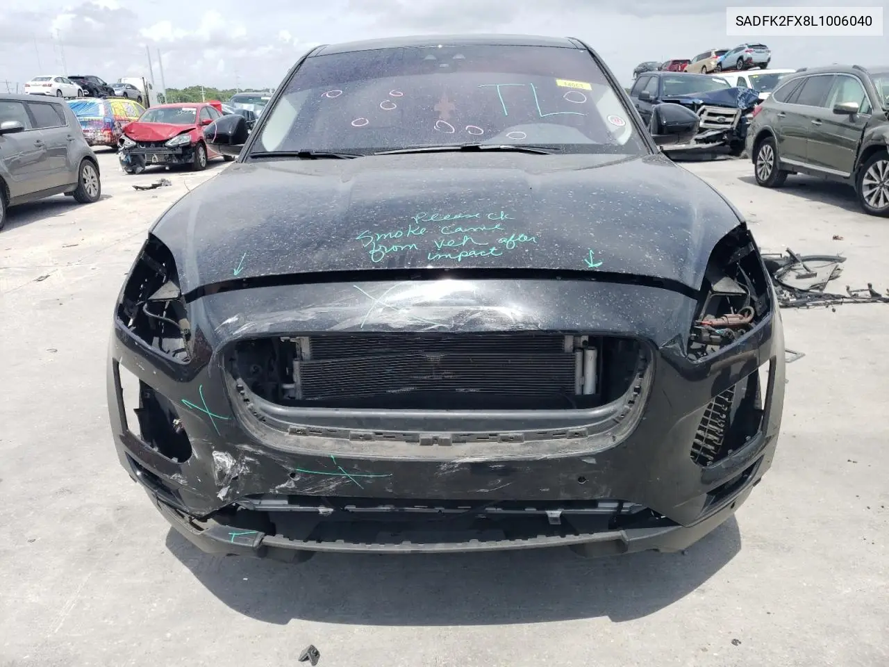 2020 Jaguar E-Pace VIN: SADFK2FX8L1006040 Lot: 55666455