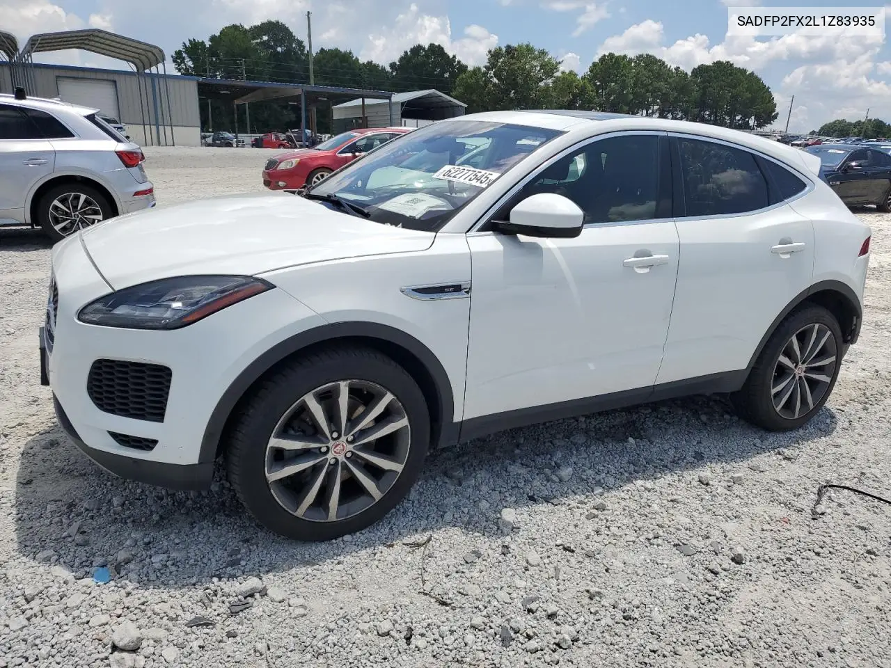 2020 Jaguar E-Pace Se VIN: SADFP2FX2L1Z83935 Lot: 62277545