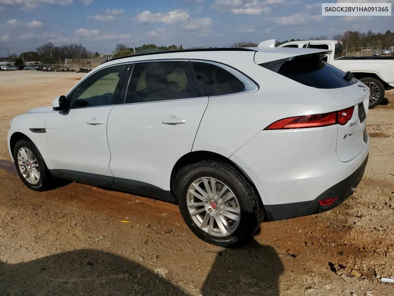 2017 Jaguar F-Pace Prestige VIN: SADCK2BV1HA091365 Lot: 48553395