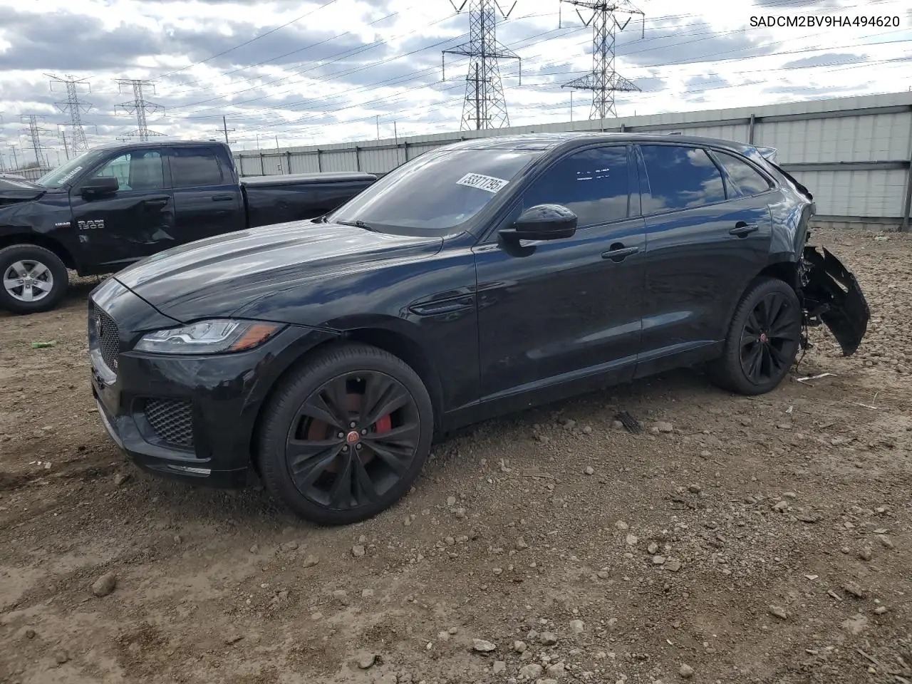 2017 Jaguar F-Pace S VIN: SADCM2BV9HA494620 Lot: 53371795