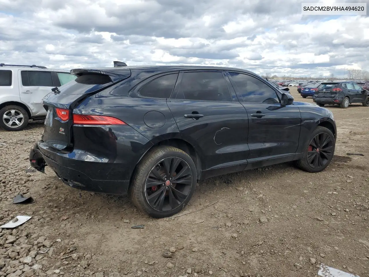 2017 Jaguar F-Pace S VIN: SADCM2BV9HA494620 Lot: 53371795