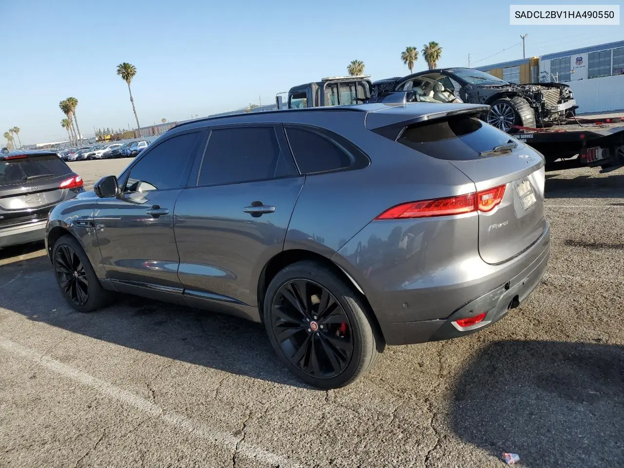 2017 Jaguar F-Pace R - Sport VIN: SADCL2BV1HA490550 Lot: 57291105
