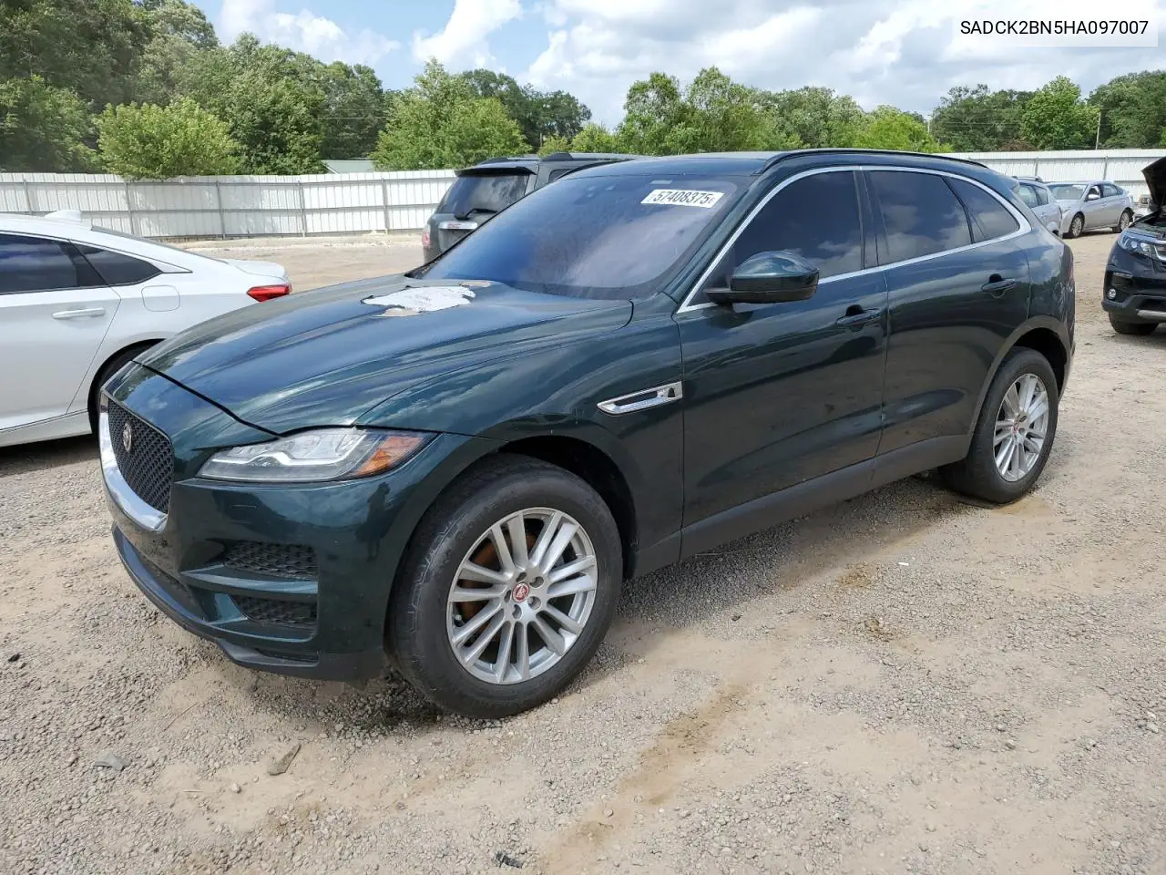 2017 Jaguar F-Pace Prestige VIN: SADCK2BN5HA097007 Lot: 57408375