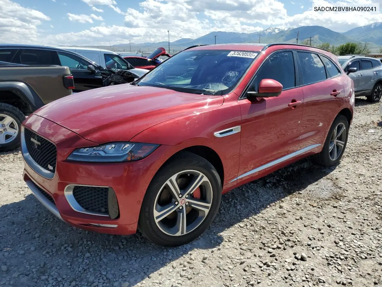 2017 Jaguar F-Pace S VIN: SADCM2BV8HA090241 Lot: 57620555