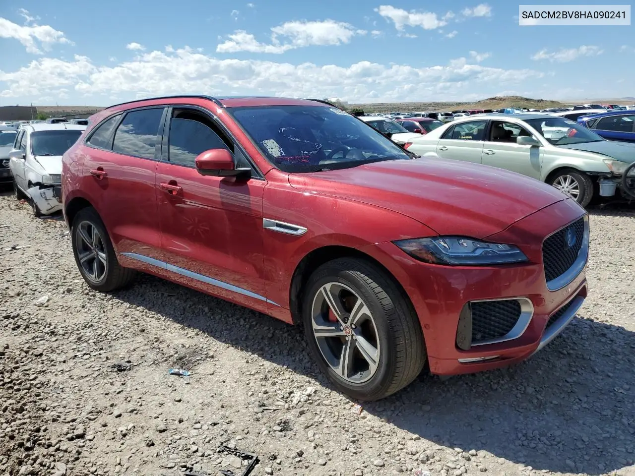 2017 Jaguar F-Pace S VIN: SADCM2BV8HA090241 Lot: 57620555