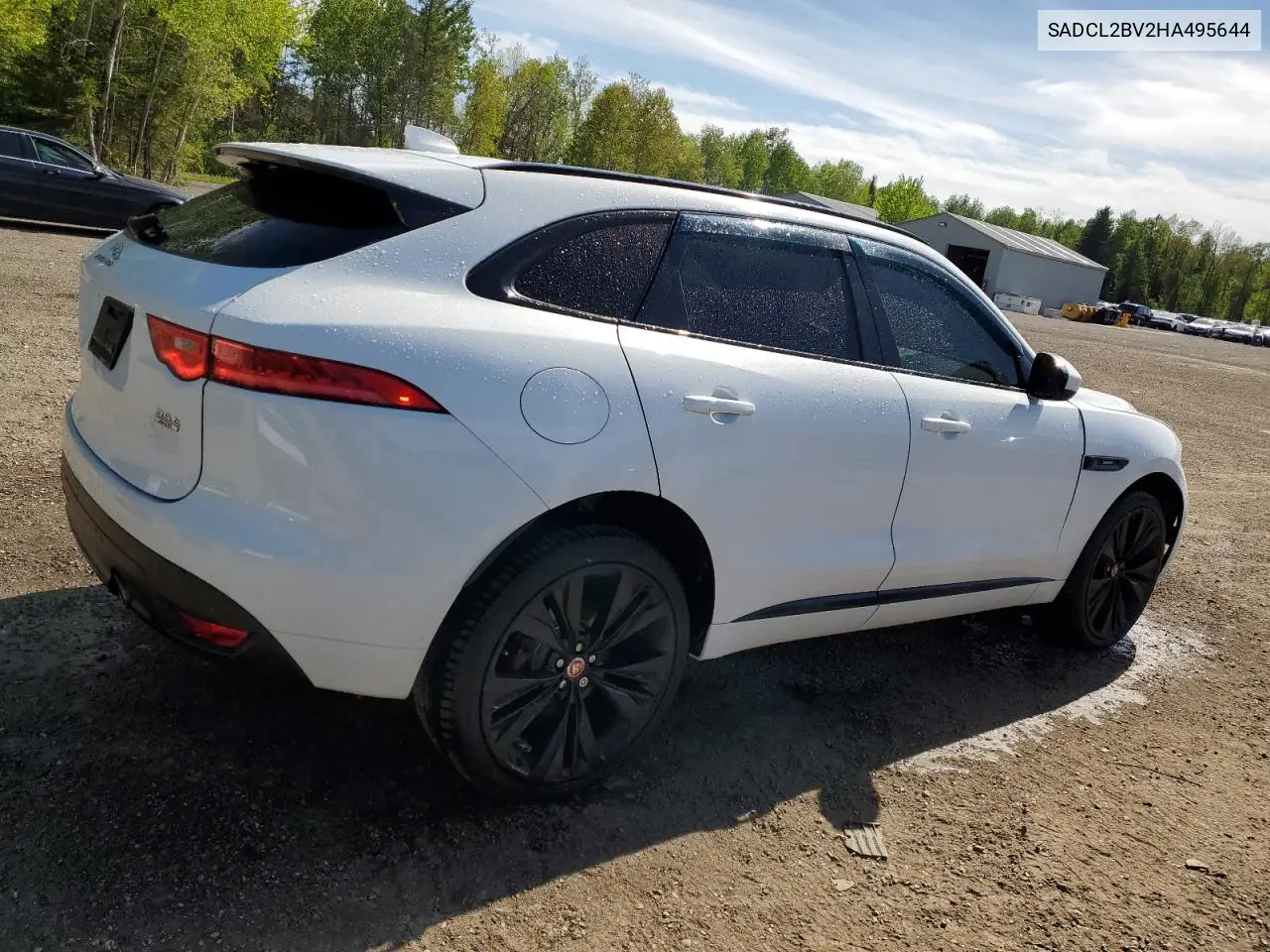 2017 Jaguar F-Pace R - Sport VIN: SADCL2BV2HA495644 Lot: 57689665