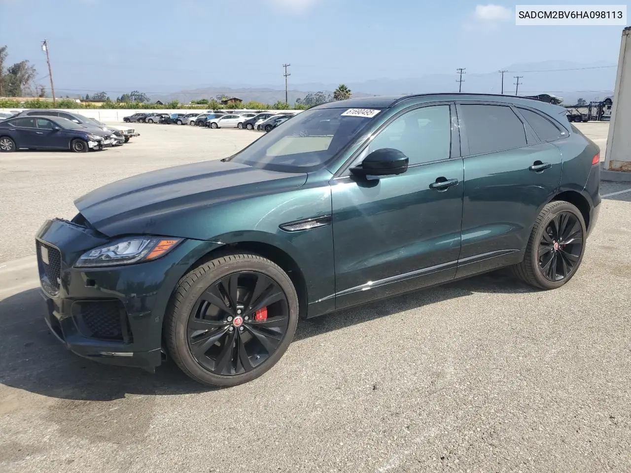 2017 Jaguar F-Pace S VIN: SADCM2BV6HA098113 Lot: 61690495