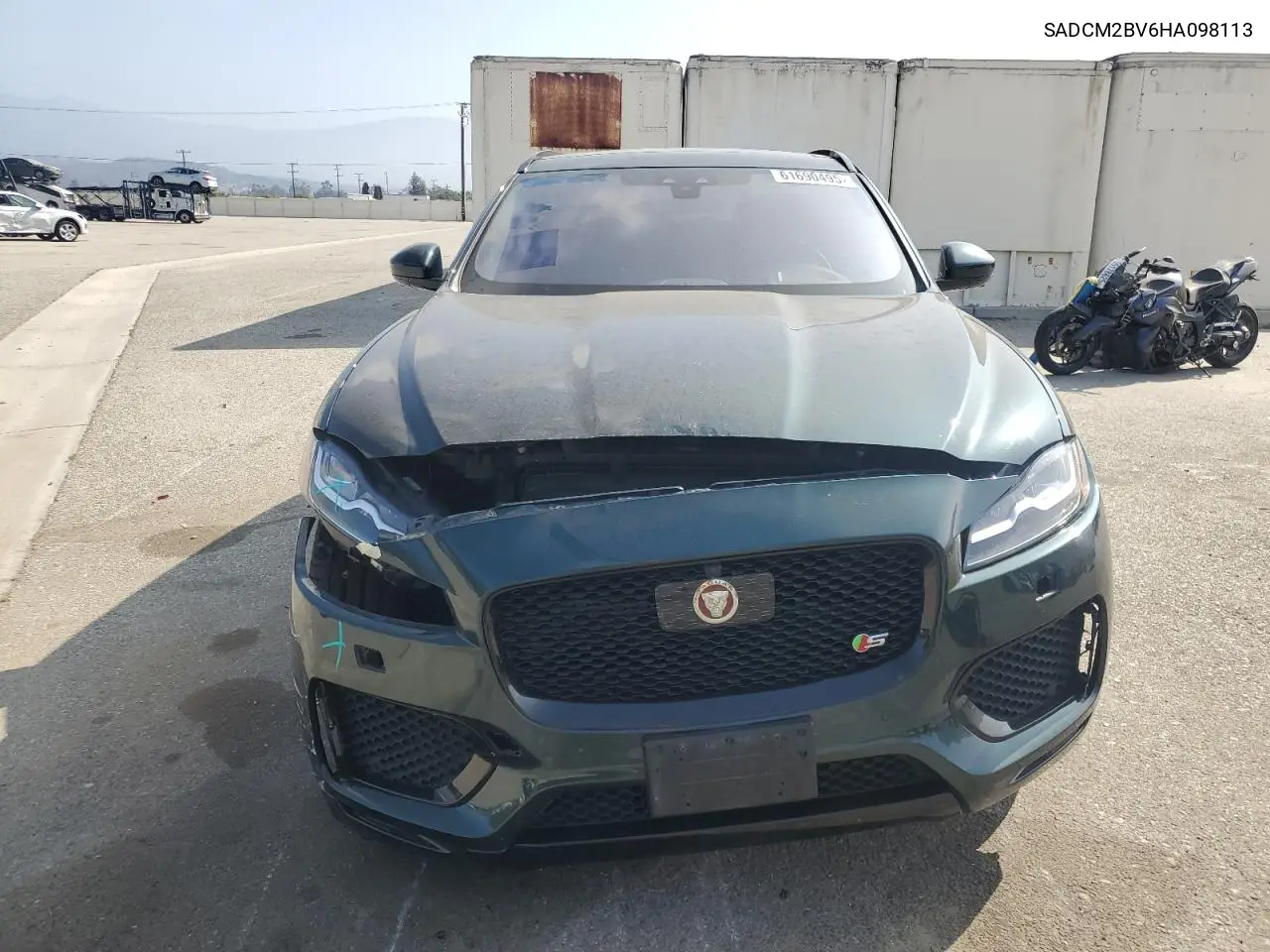 2017 Jaguar F-Pace S VIN: SADCM2BV6HA098113 Lot: 61690495