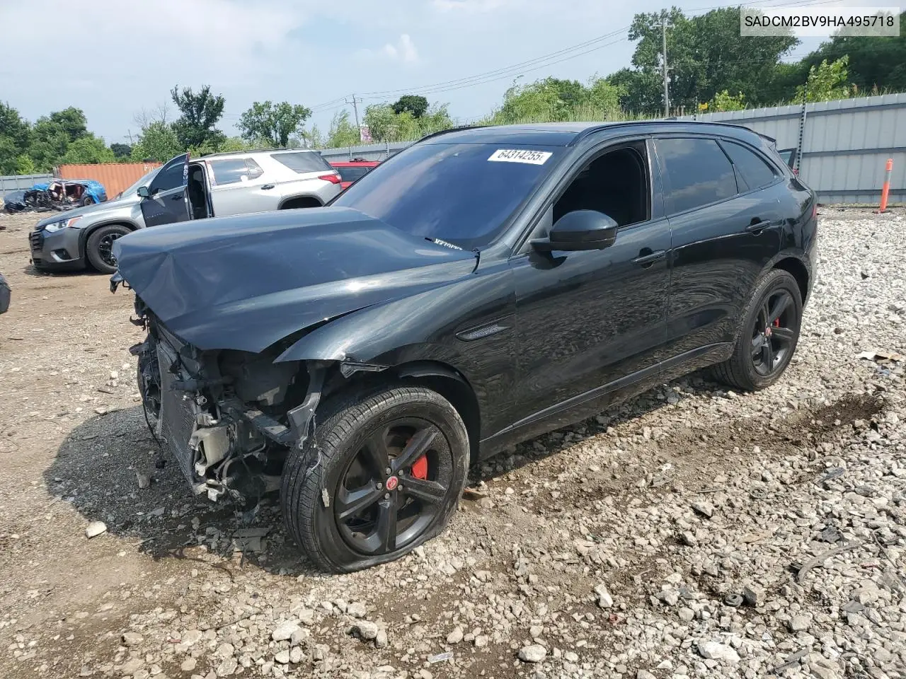 2017 Jaguar F-Pace S VIN: SADCM2BV9HA495718 Lot: 64314255