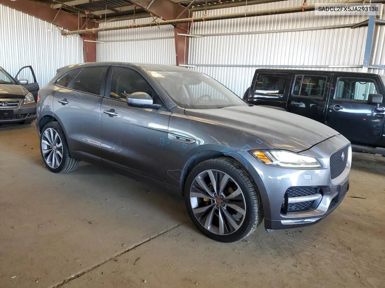 2018 Jaguar F-Pace R - Sport VIN: SADCL2FX5JA293138 Lot: 50580365