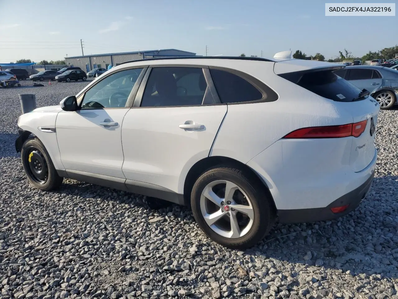 2018 Jaguar F-Pace Premium VIN: SADCJ2FX4JA322196 Lot: 55991655