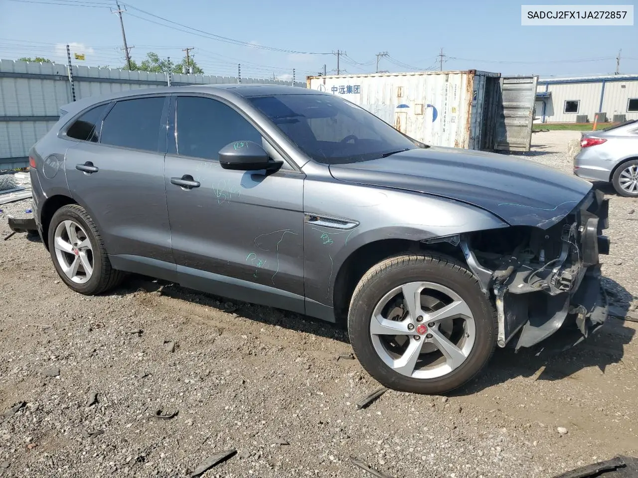 2018 Jaguar F-Pace Premium VIN: SADCJ2FX1JA272857 Lot: 56974675