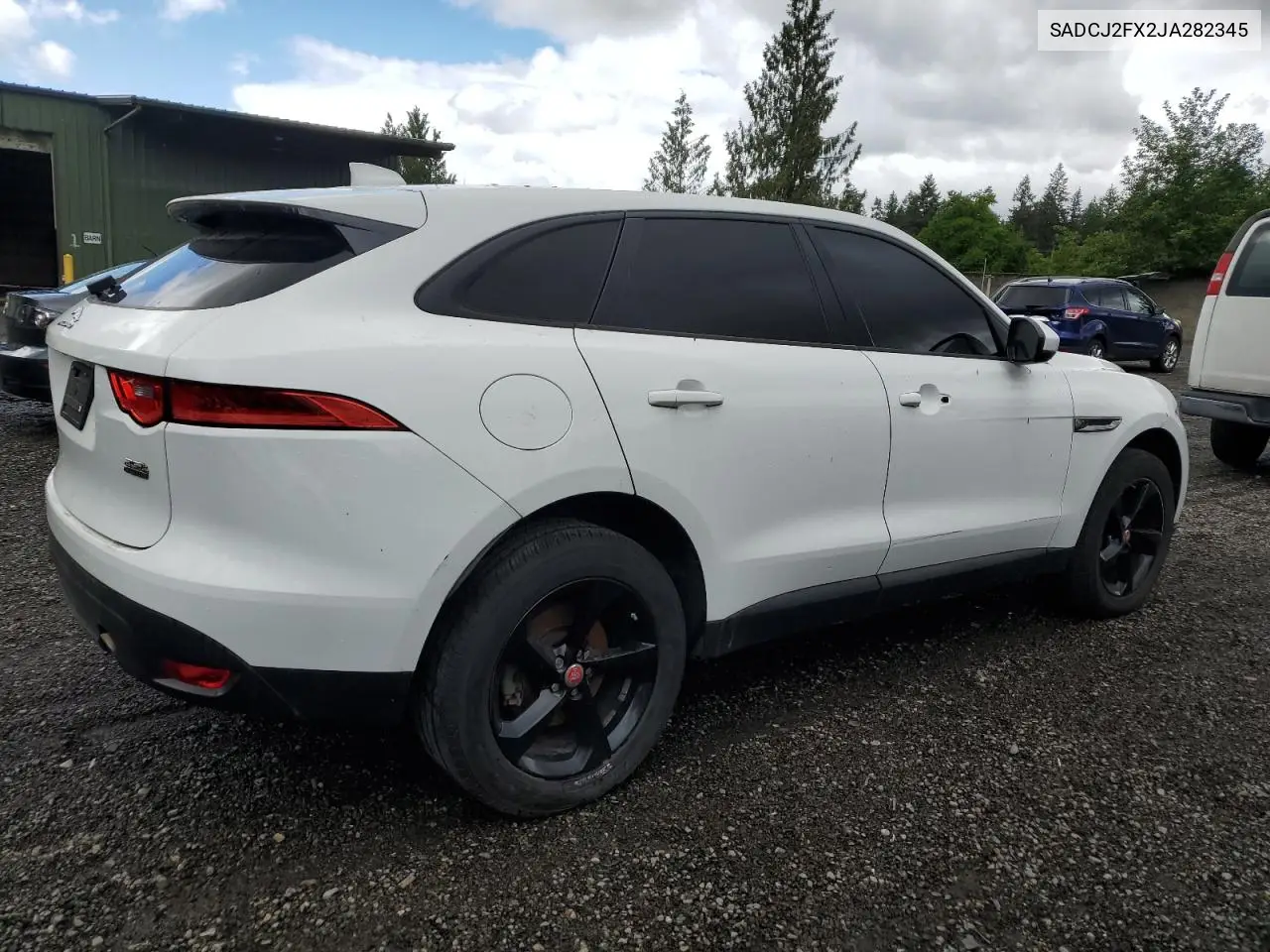 2018 Jaguar F-Pace Premium VIN: SADCJ2FX2JA282345 Lot: 57512315