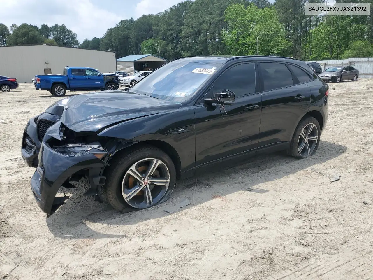 2018 Jaguar F-Pace R - Sport VIN: SADCL2FX7JA321392 Lot: 57532045