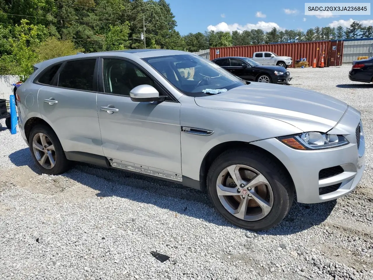 2018 Jaguar F-Pace Premium VIN: SADCJ2GX3JA236845 Lot: 58033465