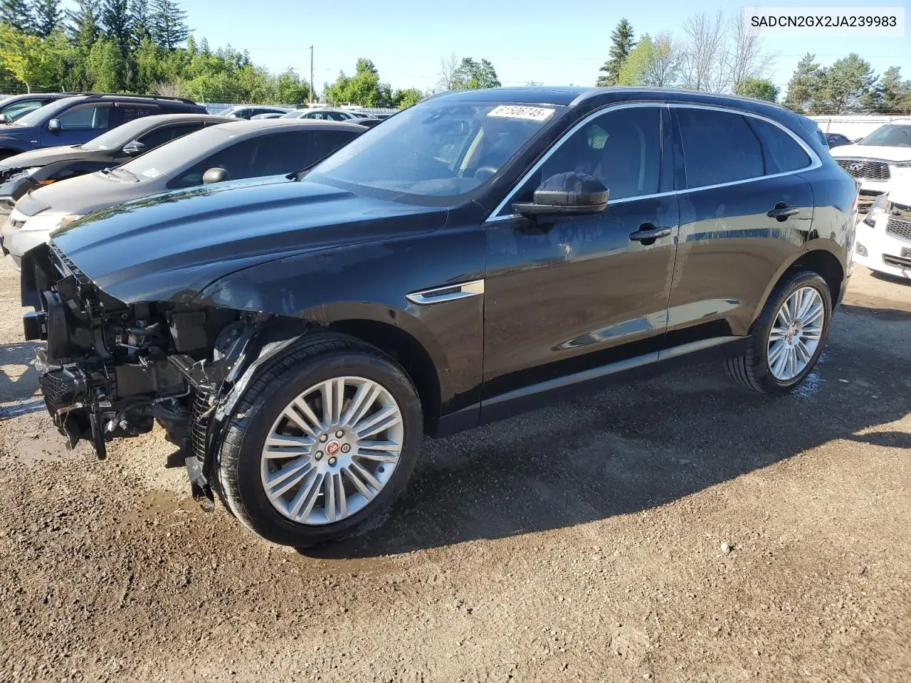 2018 Jaguar F-Pace Portfolio VIN: SADCN2GX2JA239983 Lot: 61506745