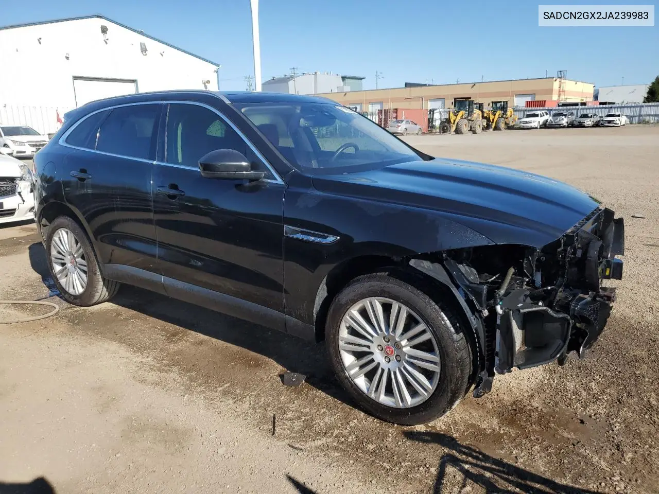 2018 Jaguar F-Pace Portfolio VIN: SADCN2GX2JA239983 Lot: 61506745