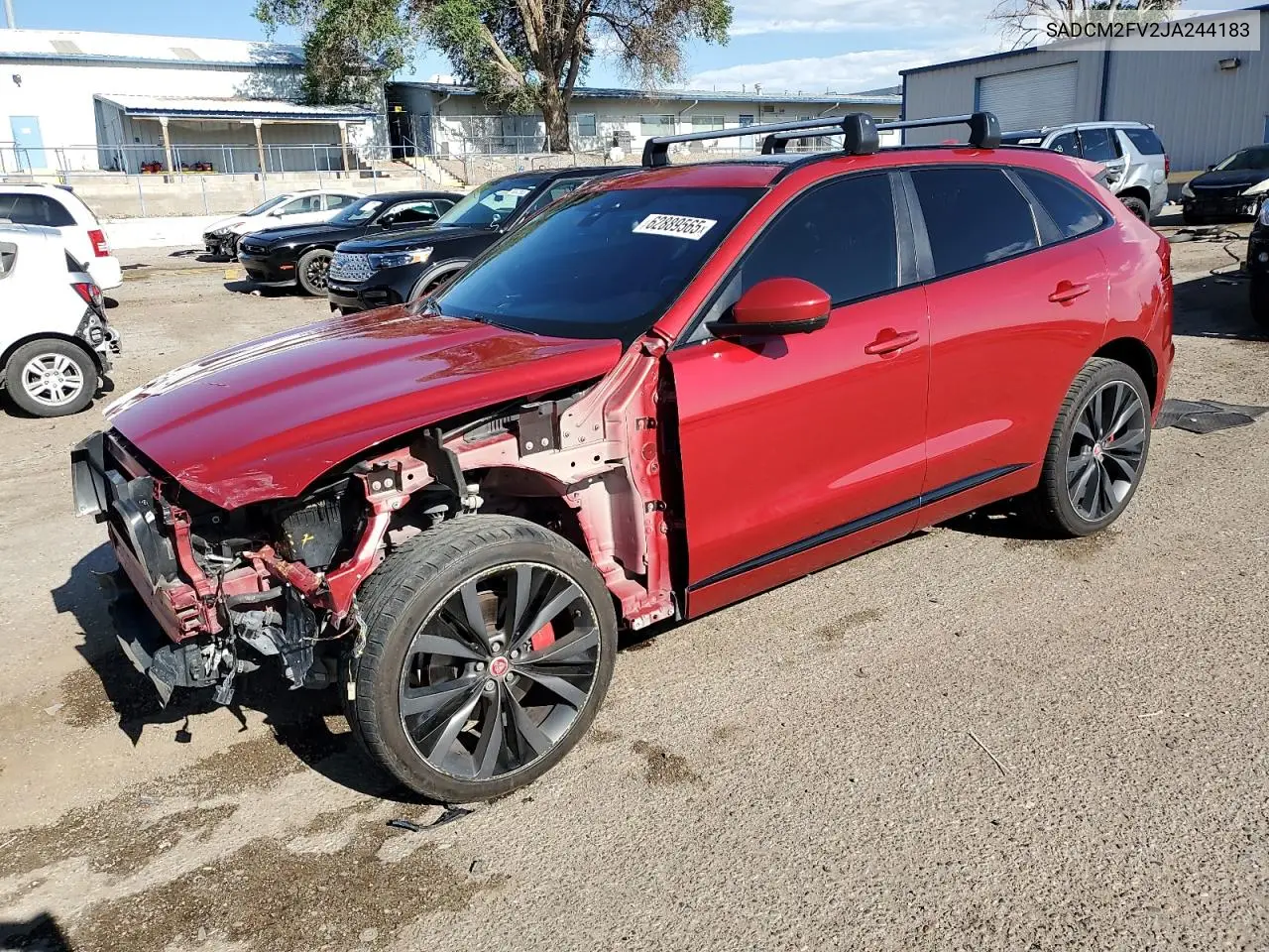 2018 Jaguar F-Pace S VIN: SADCM2FV2JA244183 Lot: 62889565