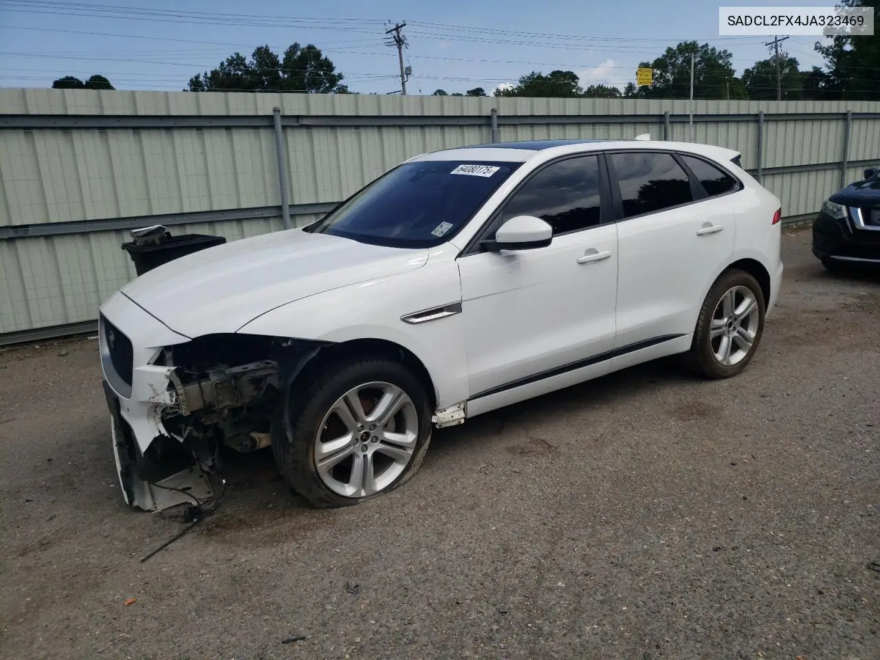 2018 Jaguar F-Pace R - Sport VIN: SADCL2FX4JA323469 Lot: 64080175
