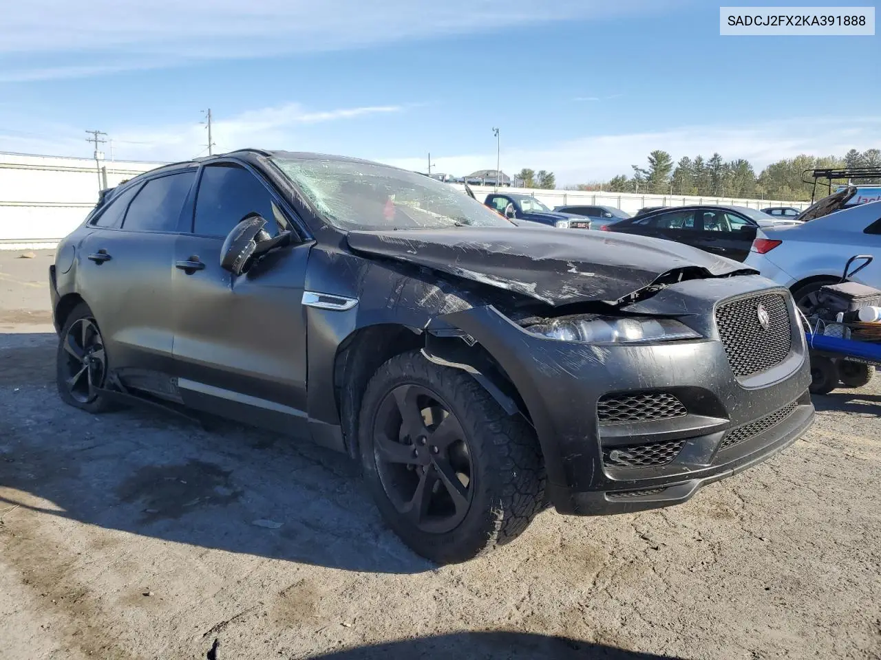 2019 Jaguar F-Pace Premium VIN: SADCJ2FX2KA391888 Lot: 43513515