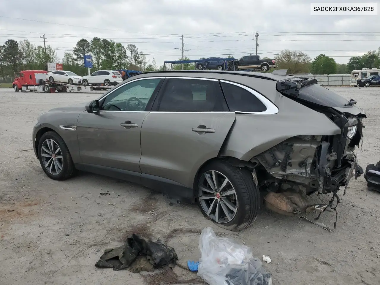 2019 Jaguar F-Pace Prestige VIN: SADCK2FX0KA367828 Lot: 51312585