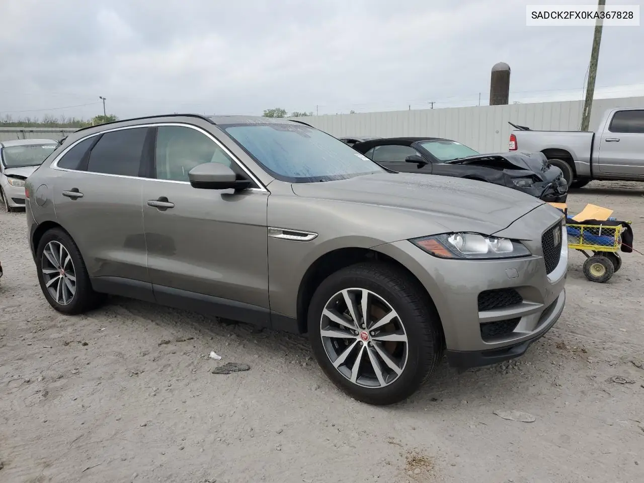2019 Jaguar F-Pace Prestige VIN: SADCK2FX0KA367828 Lot: 51312585