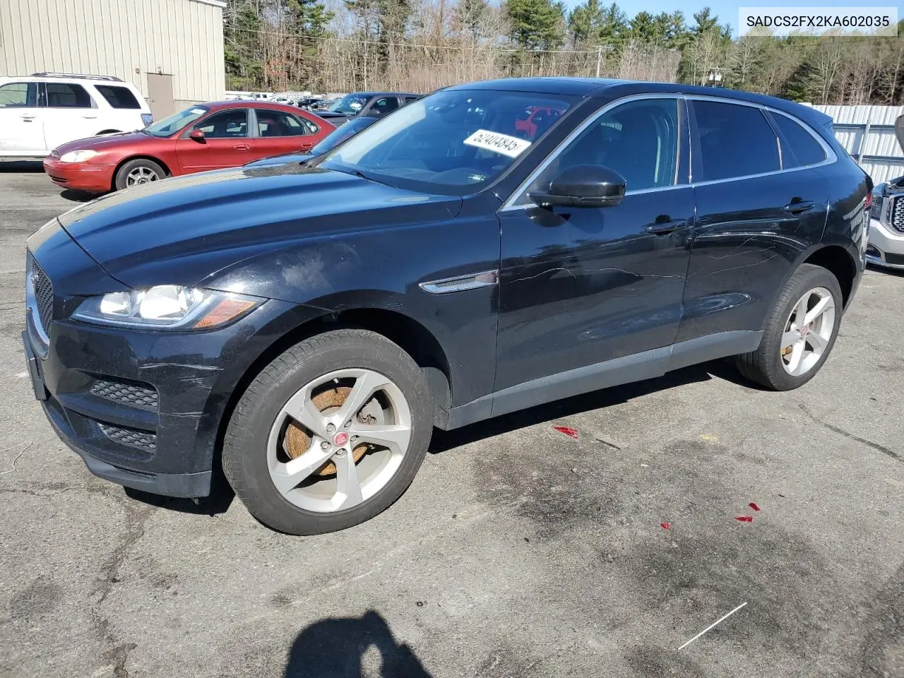2019 Jaguar F-Pace VIN: SADCS2FX2KA602035 Lot: 52404845