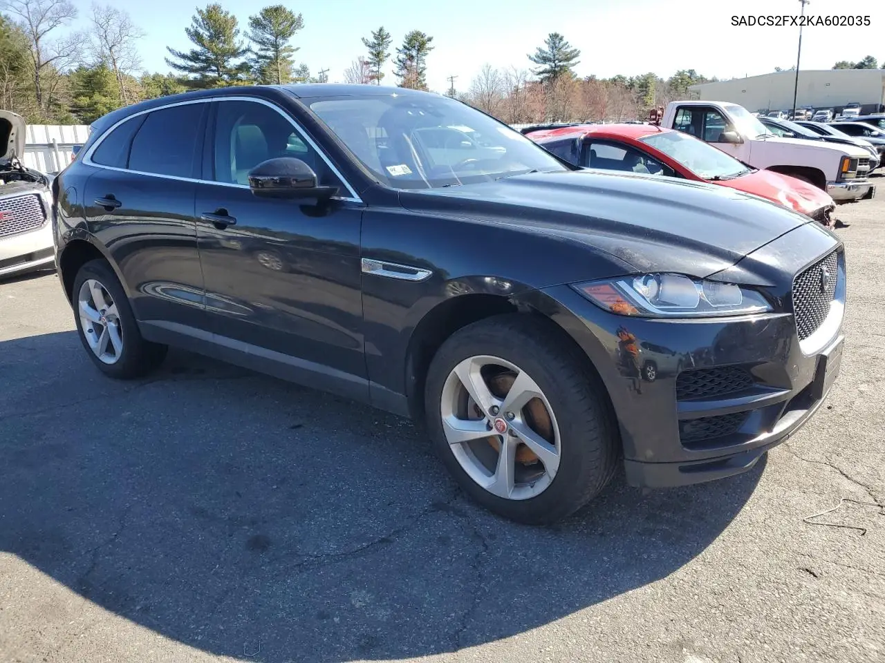 2019 Jaguar F-Pace VIN: SADCS2FX2KA602035 Lot: 52404845
